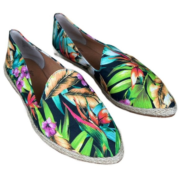 Seychelles Women's Browse Ballet Flat In Tropical Print Size 8.5 - Picture 1 of 5